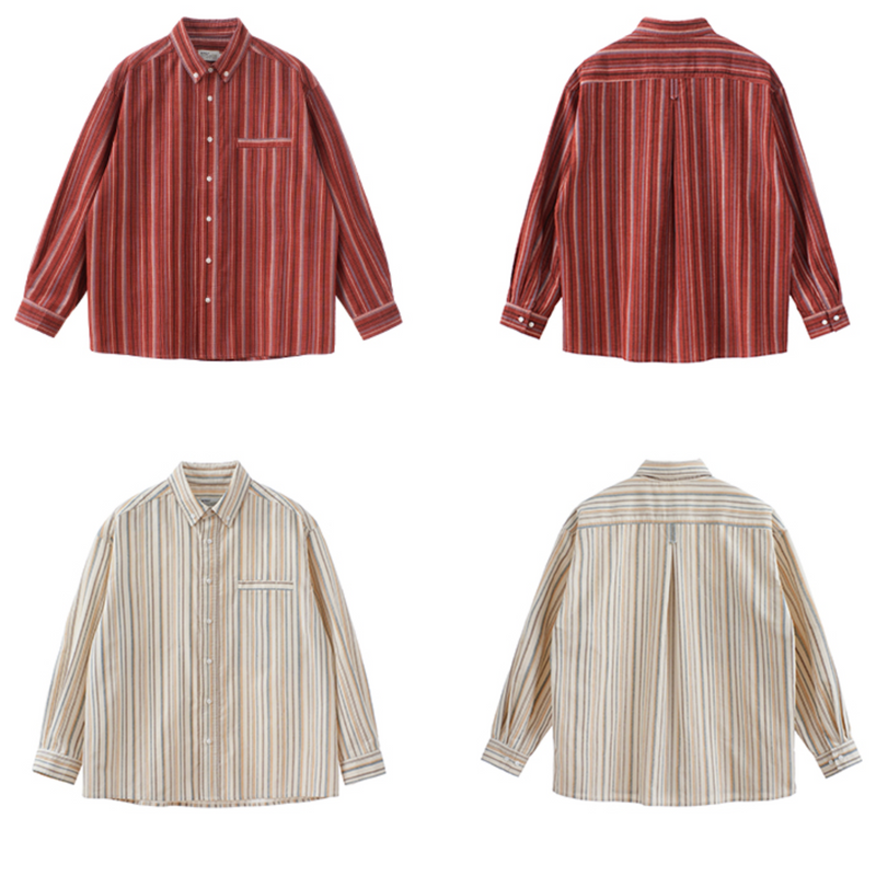 Retro Striped Shirt N4761