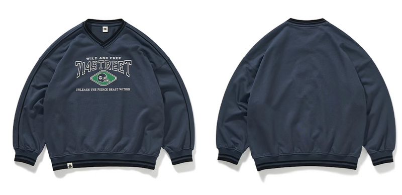 【390G】college football sweatshirt   N4813