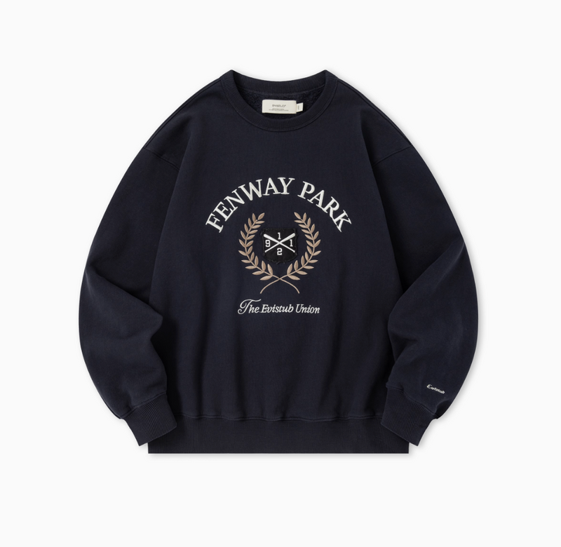 【500G】retro patch sweatshirt   N4834