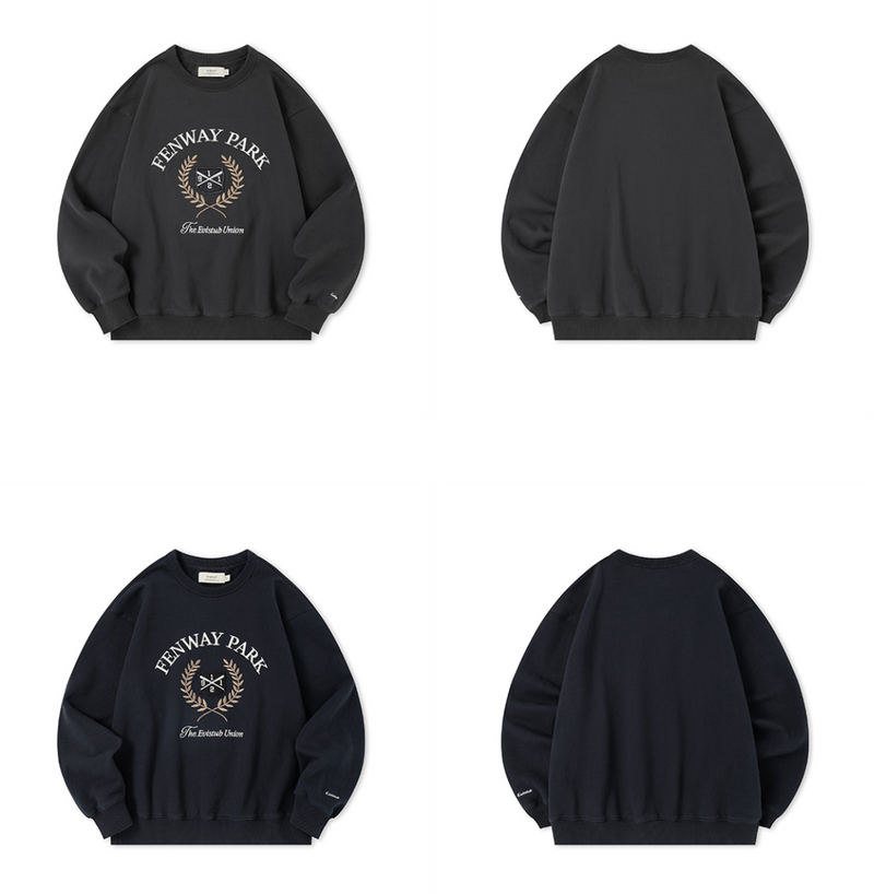 【500G】retro patch sweatshirt   N4834