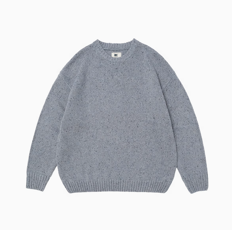 【ウールブレンドニット】retro knit sweater   N4843