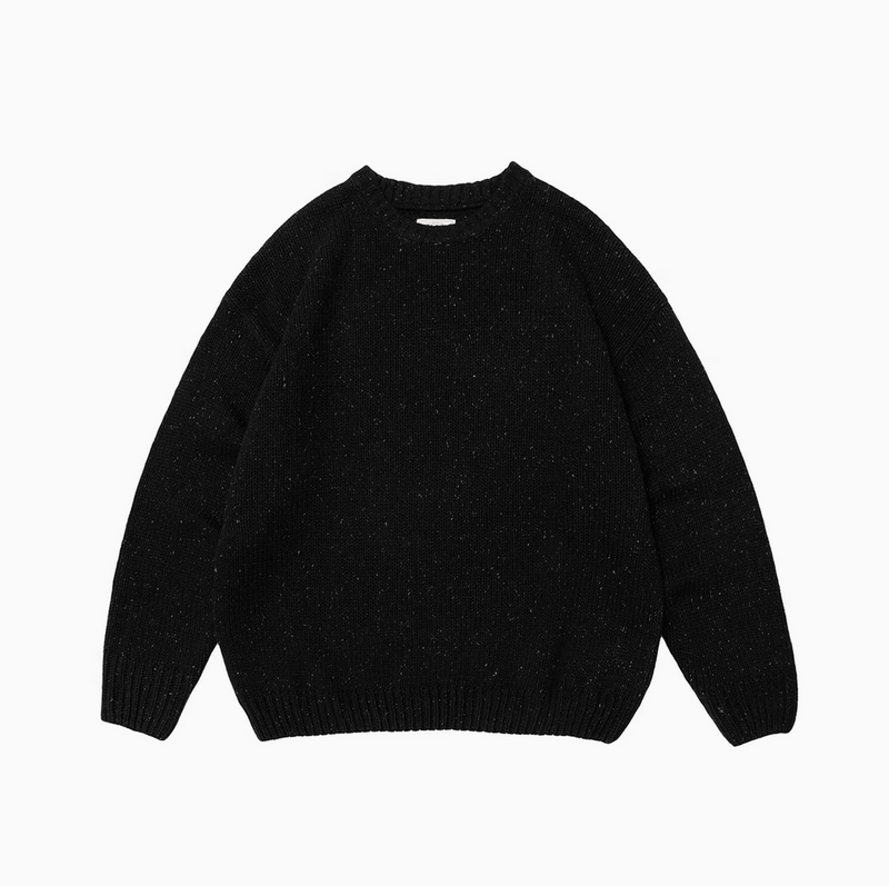 【ウールブレンドニット】retro knit sweater   N4843