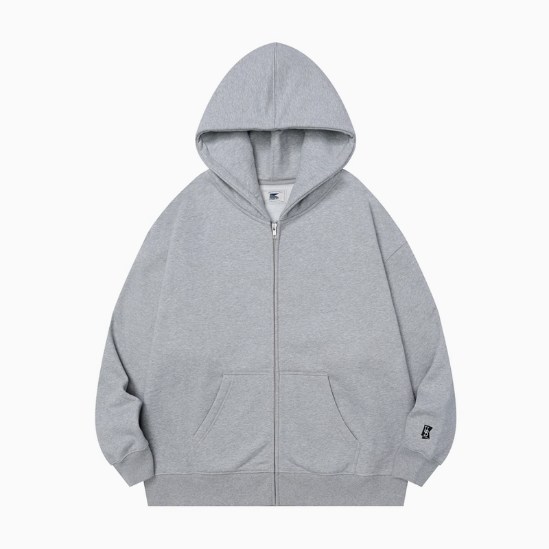 【480G】basic zip hoodie   N4844