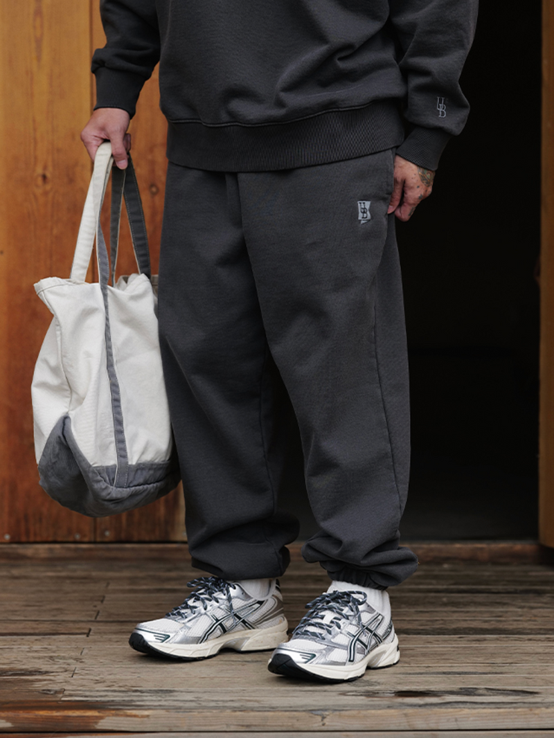 【500G】ribbed sweatpants   N4849