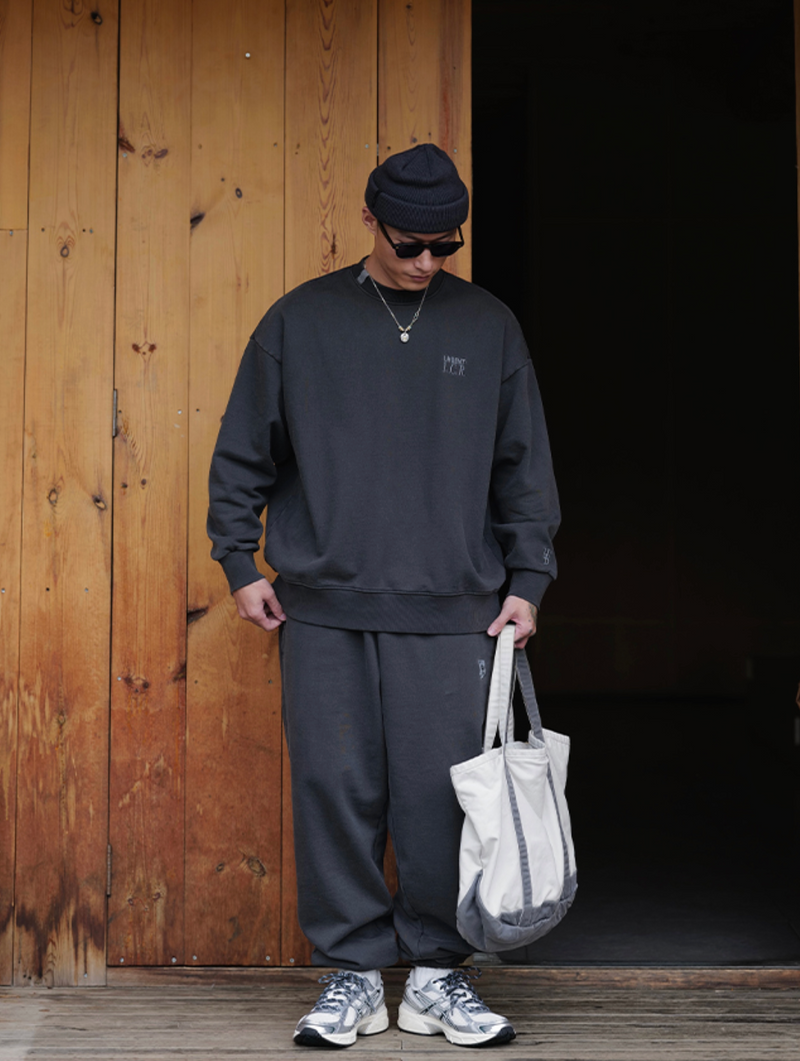 【500G】ribbed sweatpants   N4849