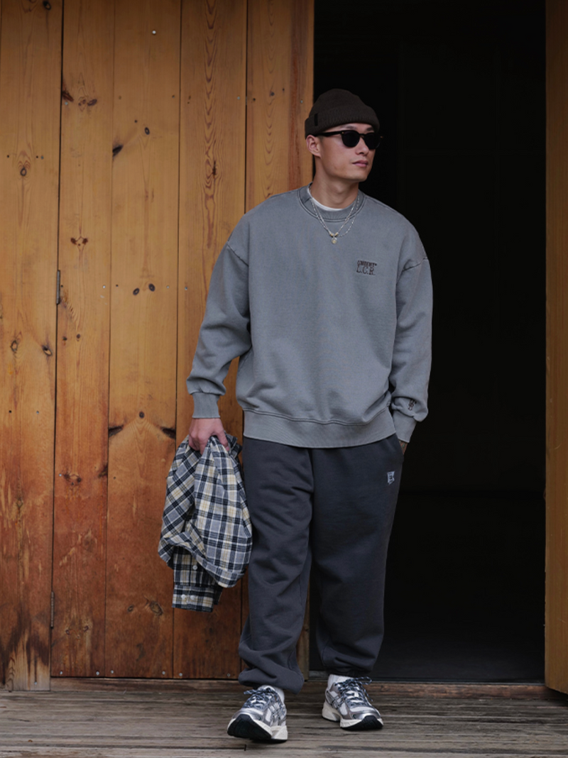 【500G】ribbed sweatpants   N4849