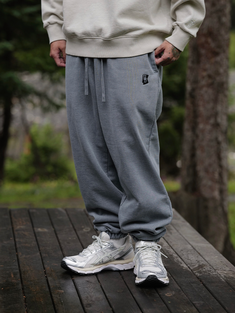 【500G】ribbed sweatpants   N4849