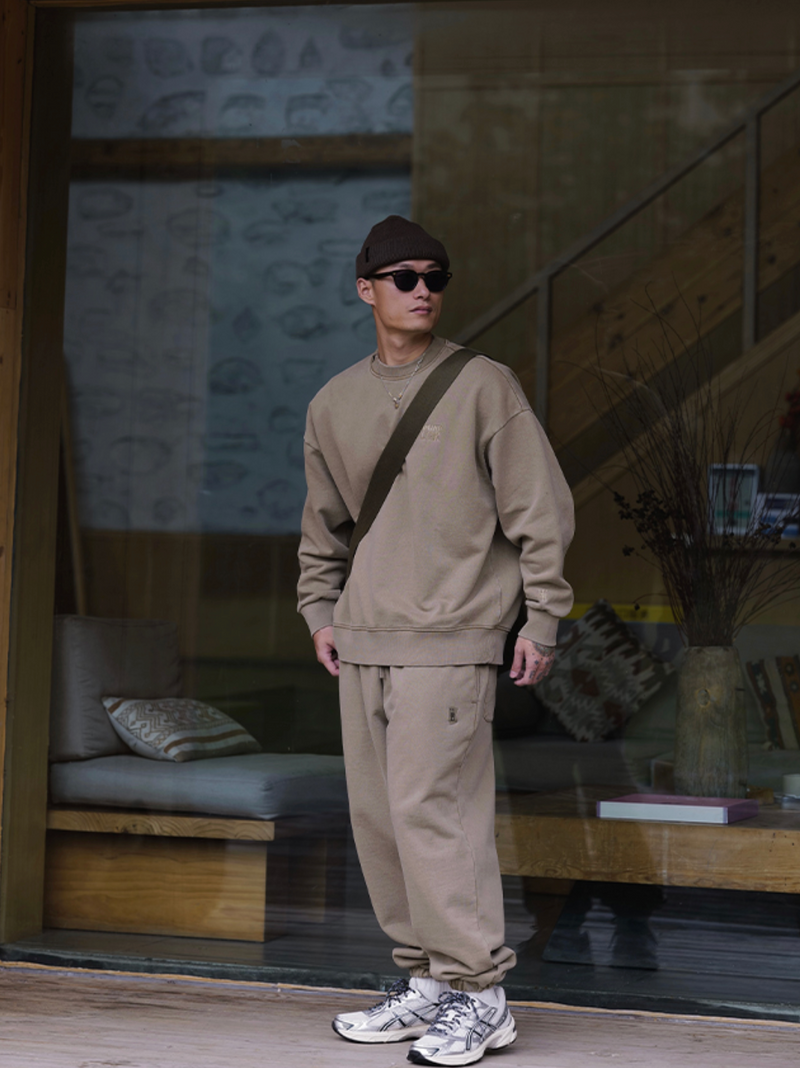 【500G】ribbed sweatpants   N4849