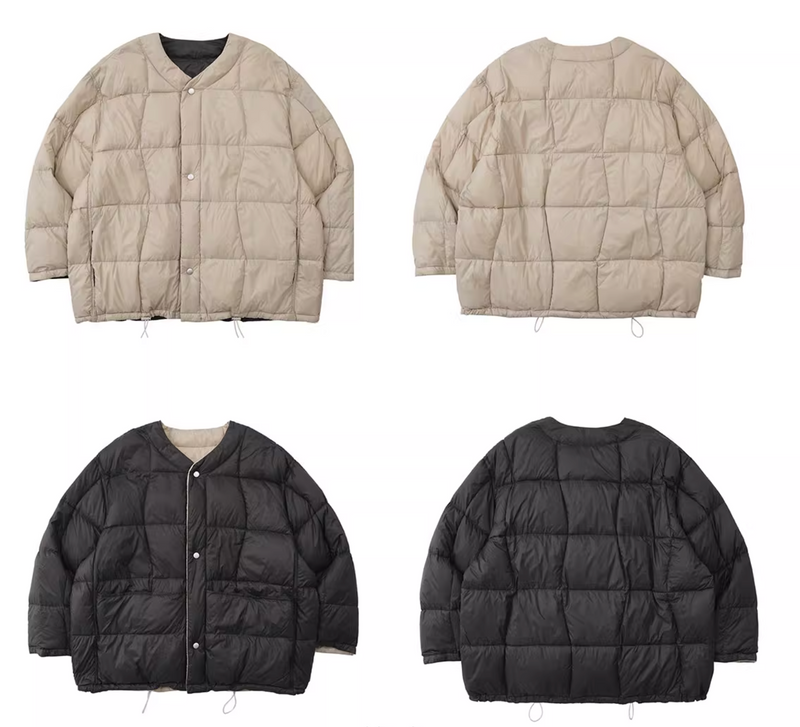 【両面着用可】Reversible lightweight down jacket   N4859