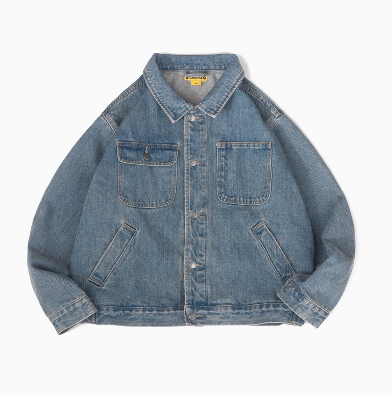 【12OZ】work denim jacket   N4866