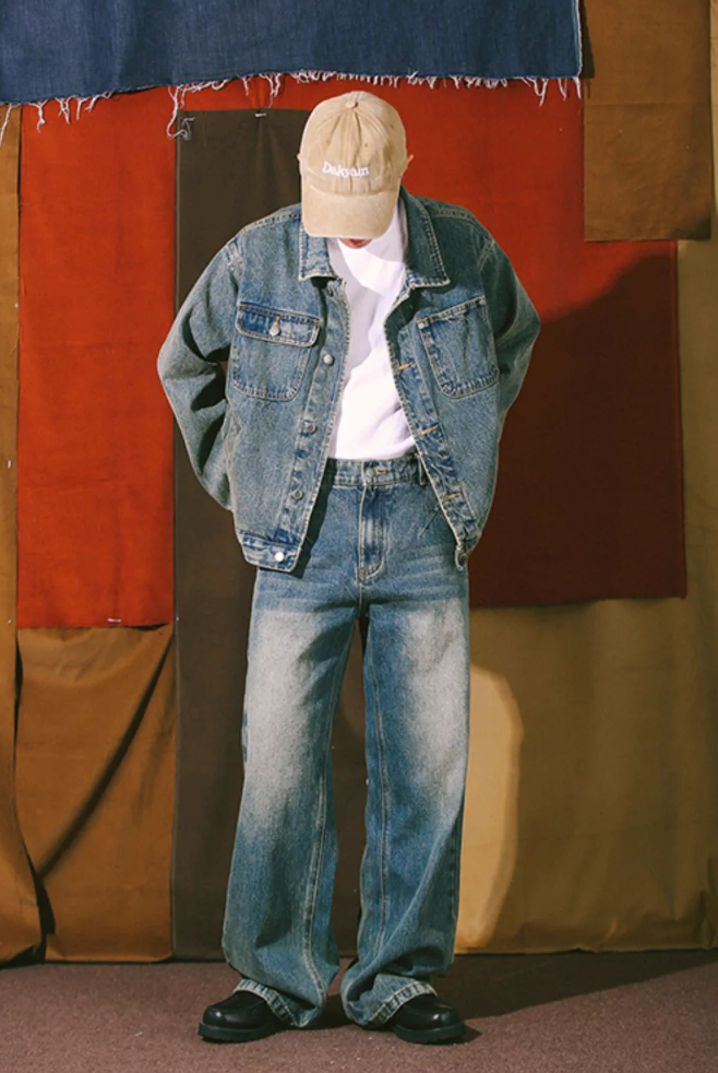 【12OZ】work denim jacket   N4866