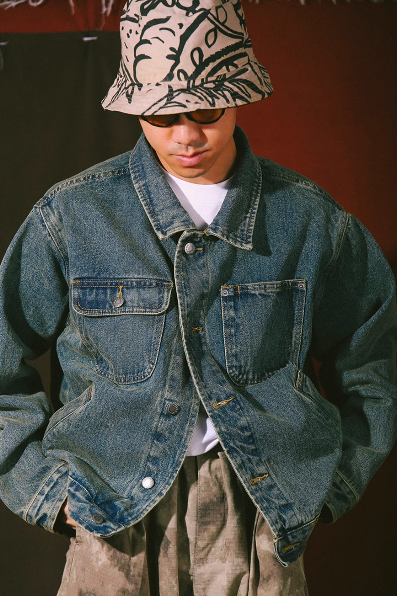 【12OZ】work denim jacket   N4866