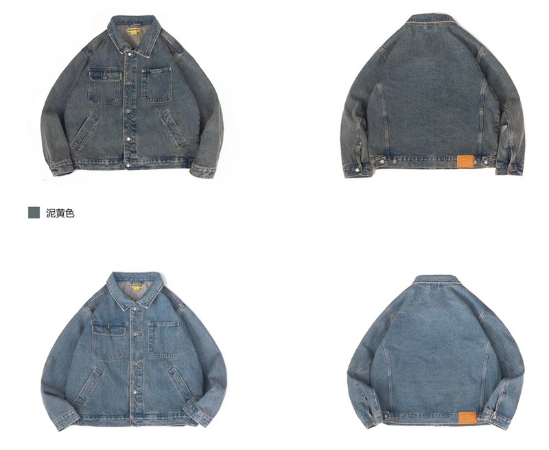 【12OZ】work denim jacket   N4866