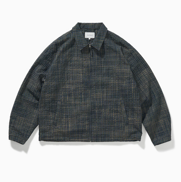 seersucker check light jacket   N4902