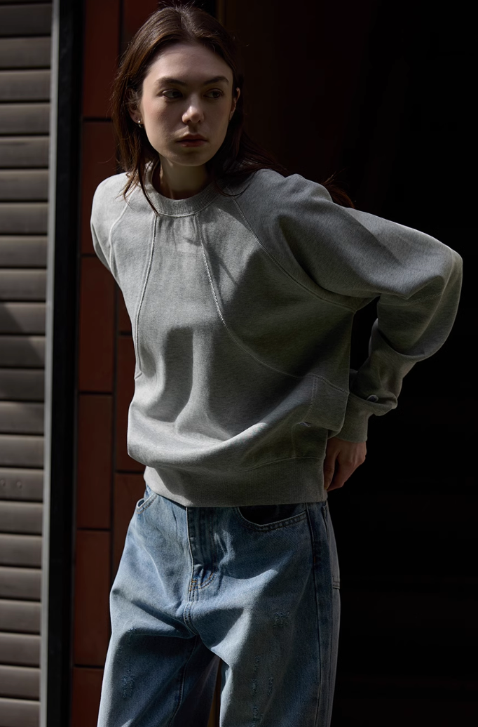 【430G】round neck sweatshirt   N5026