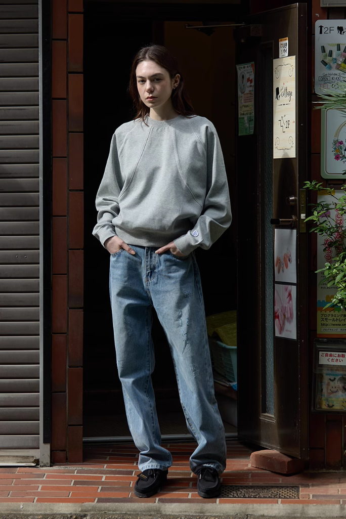 【430G】round neck sweatshirt   N5026