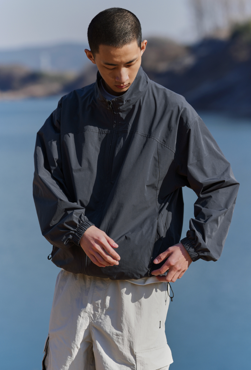 waterproof stand collar jacket   N5098