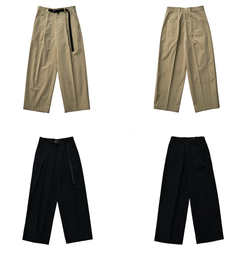 【SOLOTEX繊維】straight belt pants   N5128