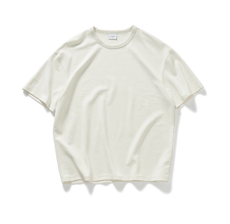 【280G】textured t-shirt   N5132