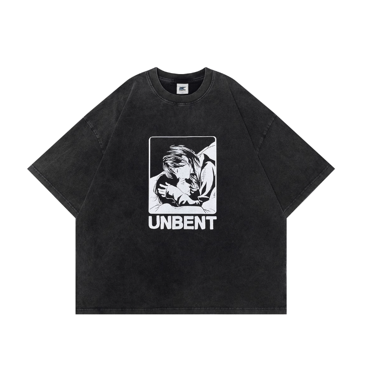 280G】UNBENT ヴィンテージウォッシュ ビッグシルエットTシャツ