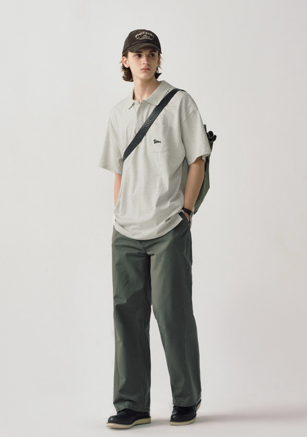 logo pocket polo shirt N5239