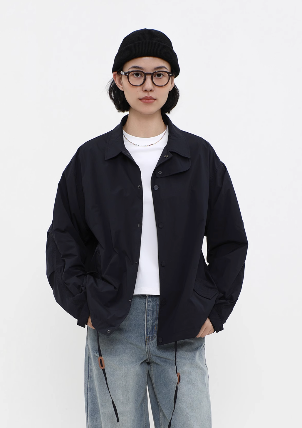 black coach jacket N5280