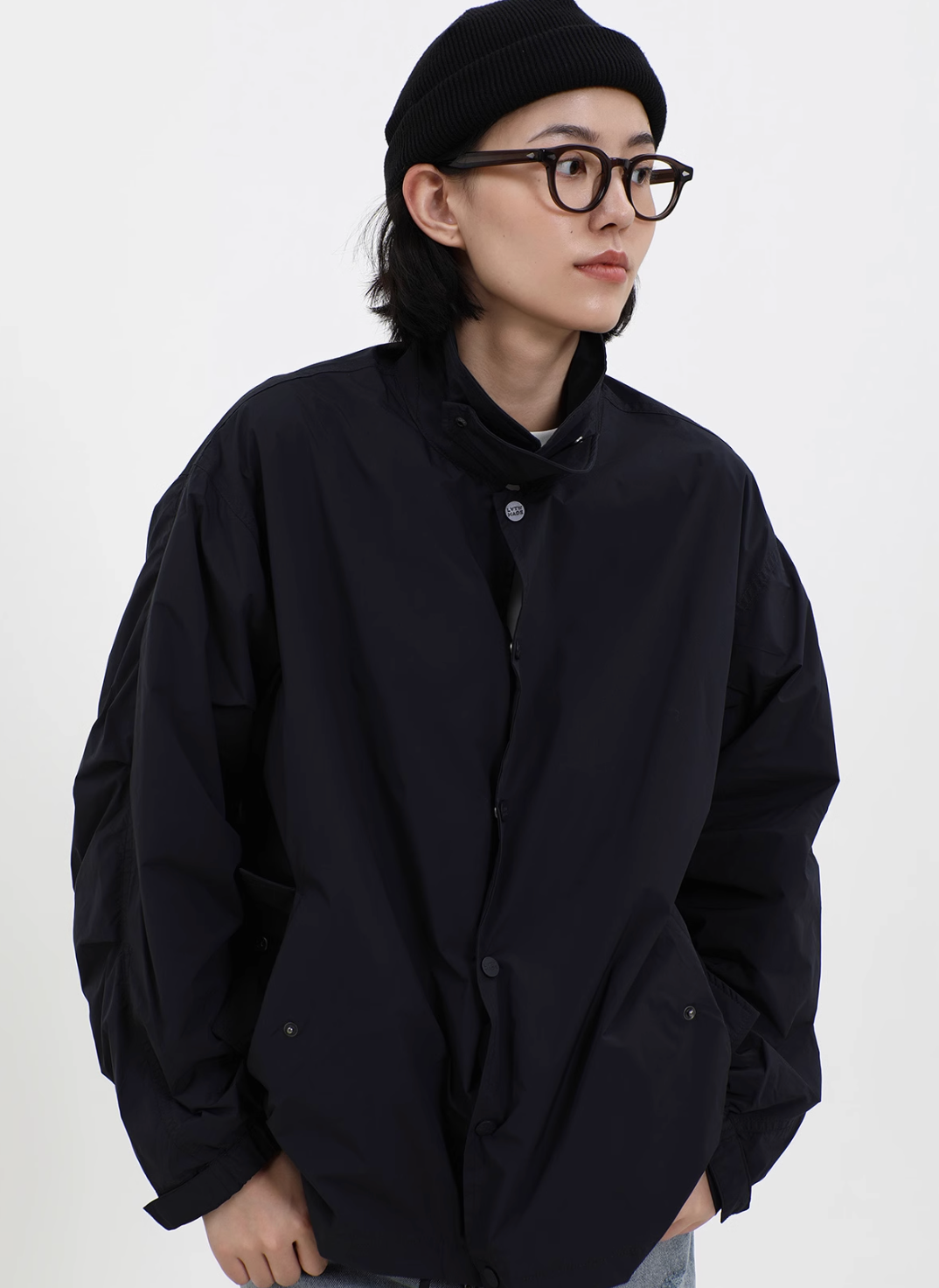 black coach jacket N5280