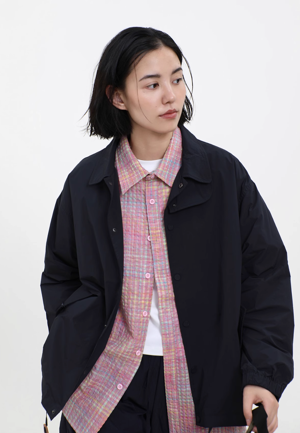 black coach jacket N5280