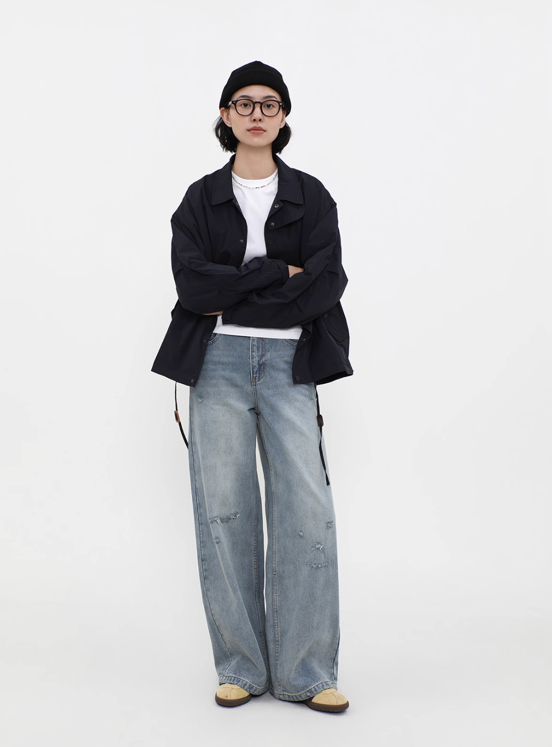 black coach jacket N5280