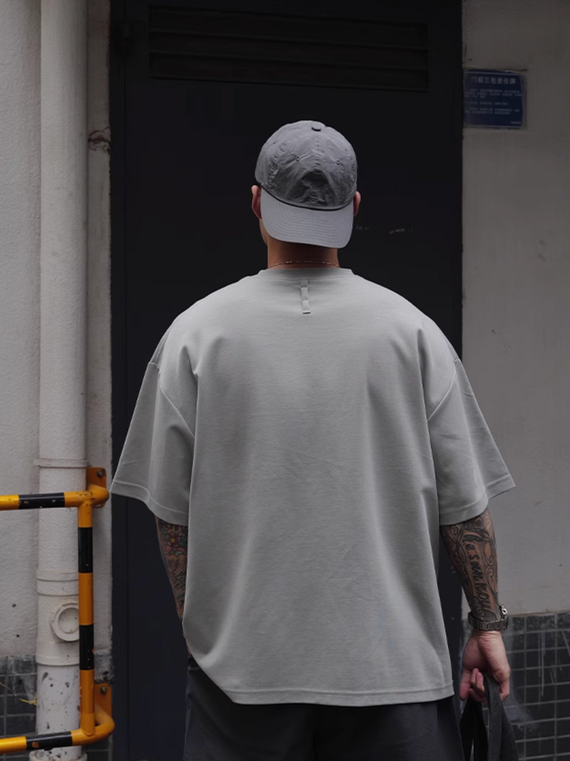 Premium Cotton Nylon Tee / 上質 Tシャツ 半袖 ベーシック ひんやり 透けにくい N5334