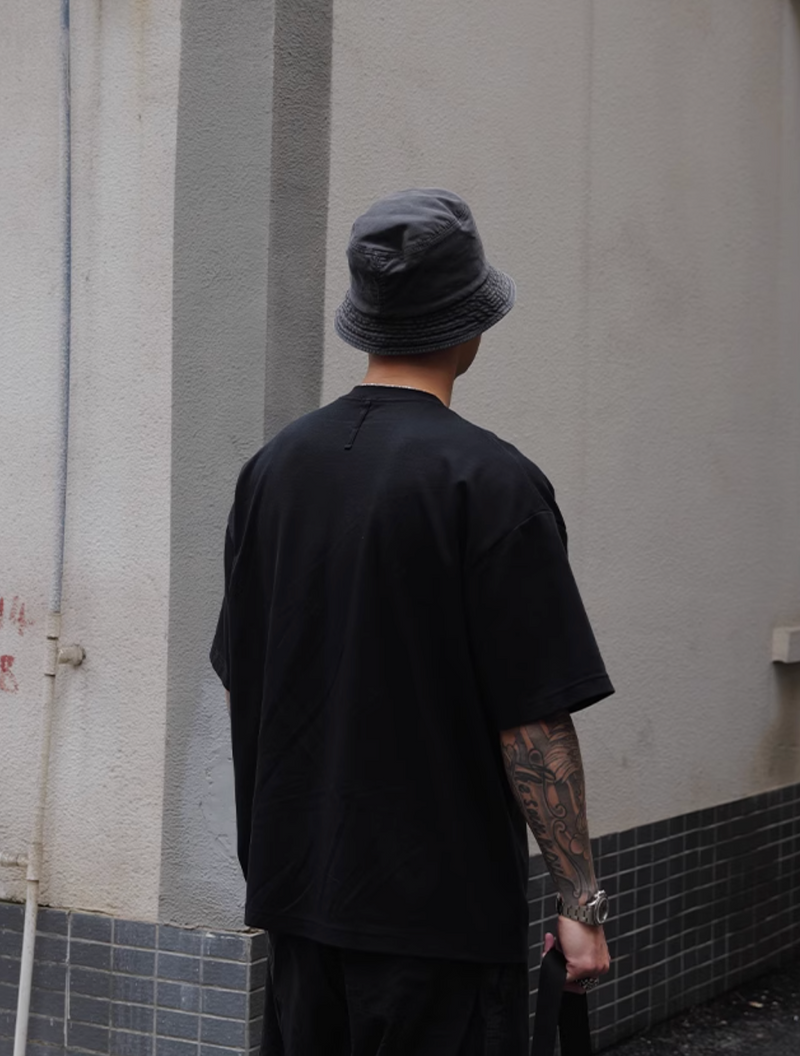 Premium Cotton Nylon Tee / 上質 Tシャツ 半袖 ベーシック ひんやり 透けにくい N5334