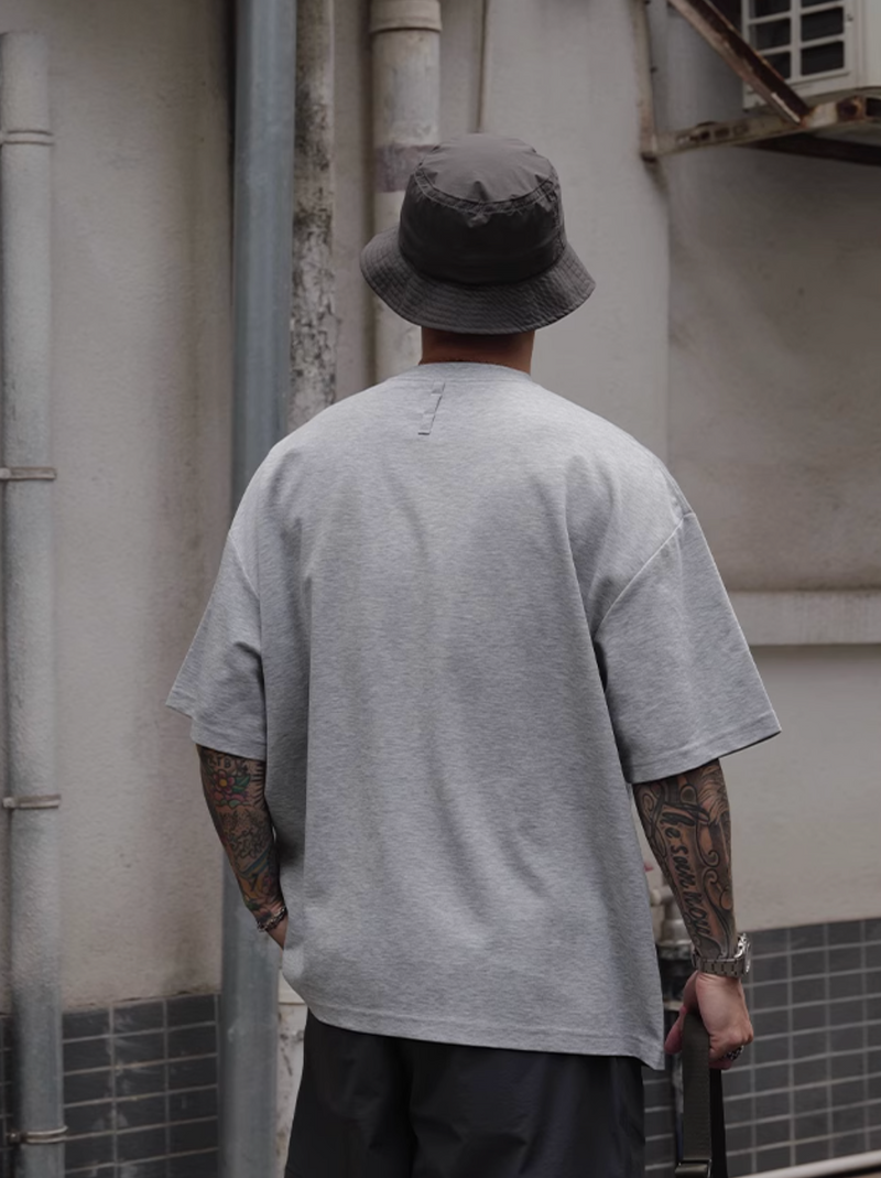 Premium Cotton Nylon Tee / 上質 Tシャツ 半袖 ベーシック ひんやり 透けにくい N5334