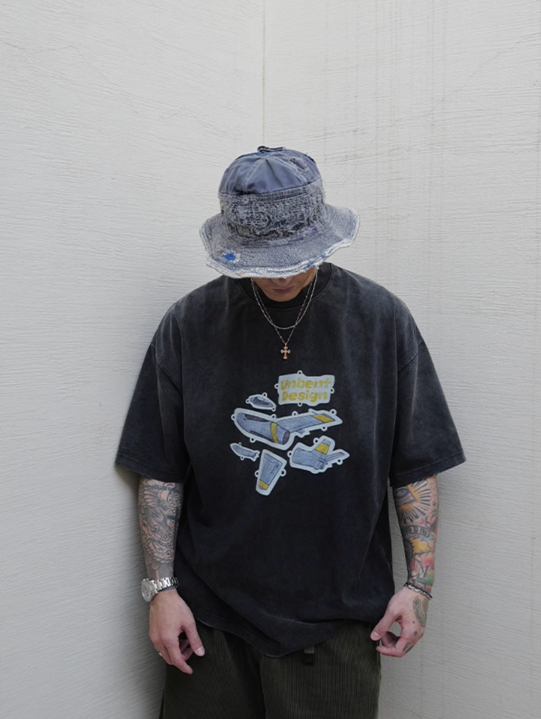 Flight Print T-shirt Heavyweight / 飛行機 プリント Tシャツ 半袖 ヘビーウェイト N5336