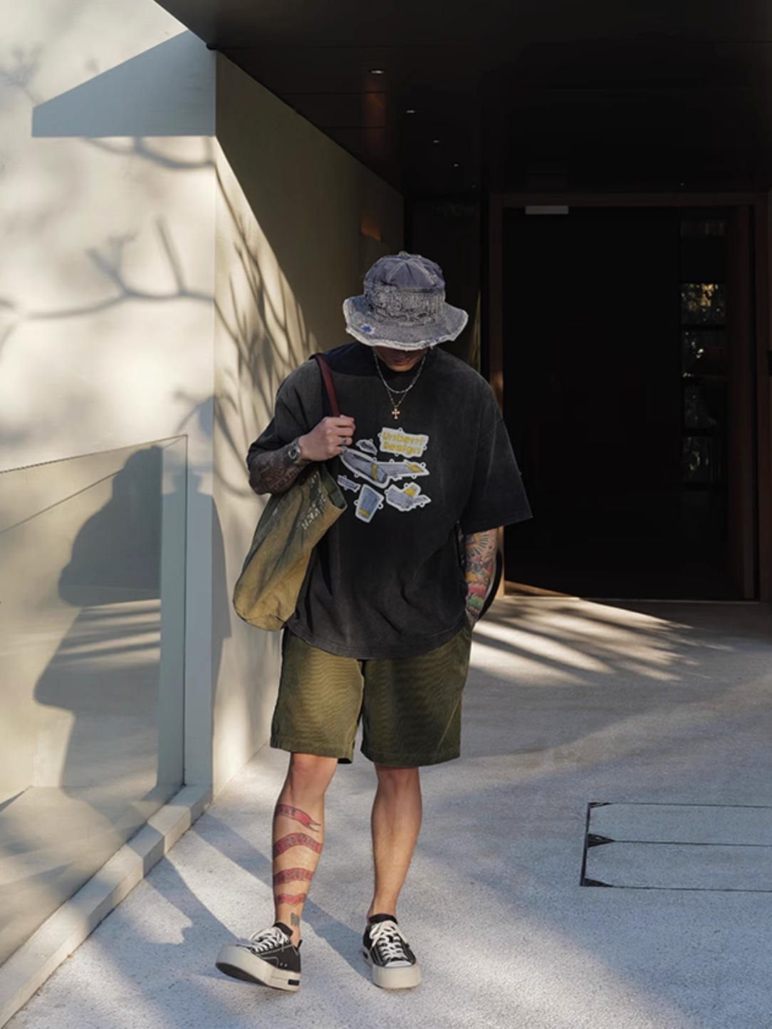 Flight Print T-shirt Heavyweight / 飛行機 プリント Tシャツ 半袖 ヘビーウェイト N5336
