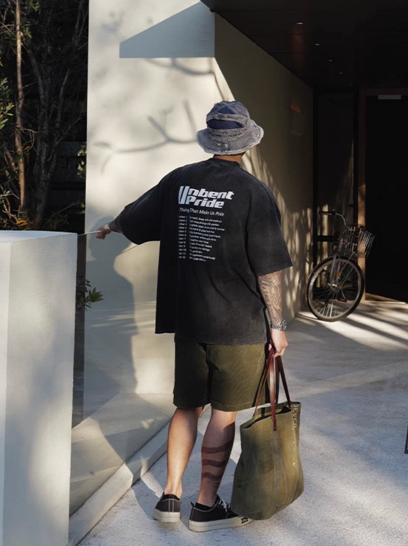 Flight Print T-shirt Heavyweight / 飛行機 プリント Tシャツ 半袖 ヘビーウェイト N5336