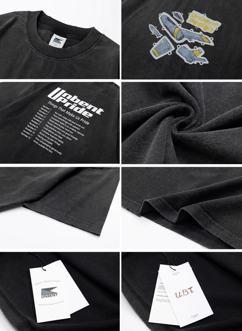Flight Print T-shirt Heavyweight / 飛行機 プリント Tシャツ 半袖 ヘビーウェイト N5336