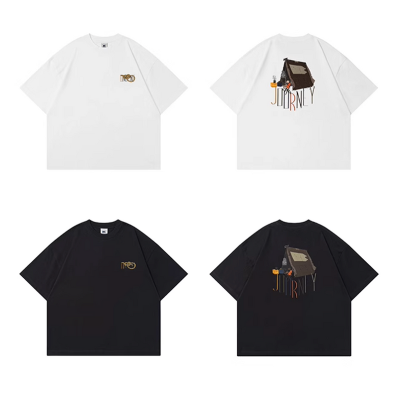 Camp Back Print T-shirt Heavyweight / キャンプ バックプリント Tシャツ 半袖   N5337