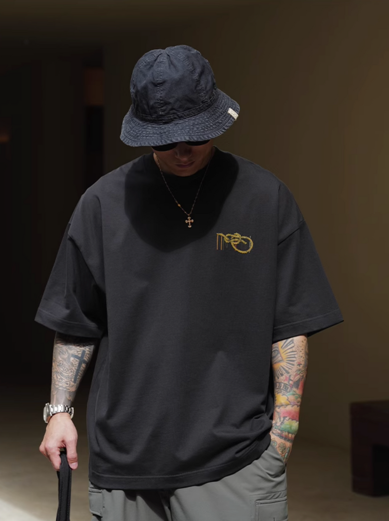 Camp Back Print T-shirt Heavyweight / キャンプ バックプリント Tシャツ 半袖   N5337