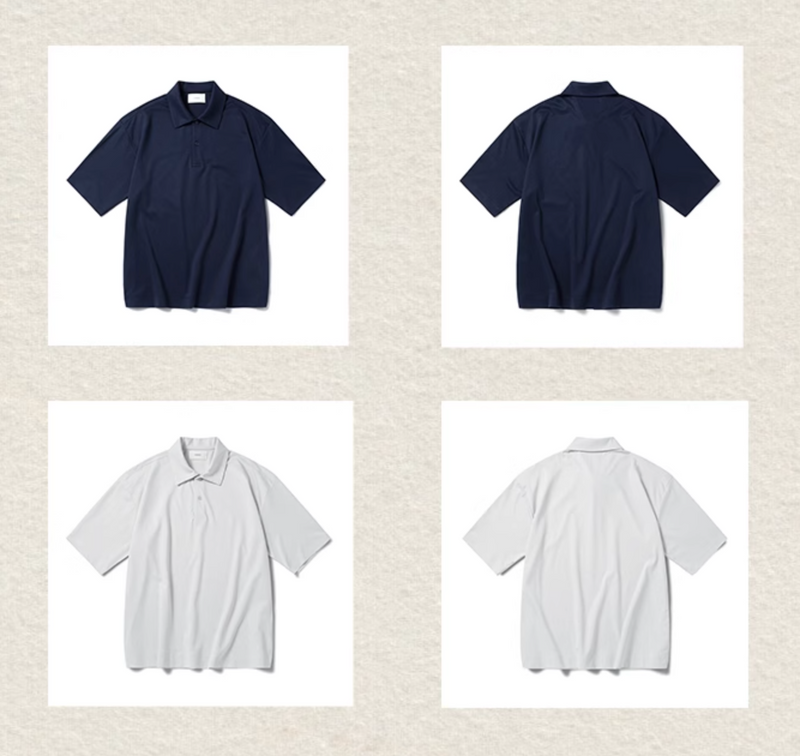 Quick Dry Polo Shirt Cool Touch / 速乾 ポロシャツ 半袖 冷感 高機能素材 N5343