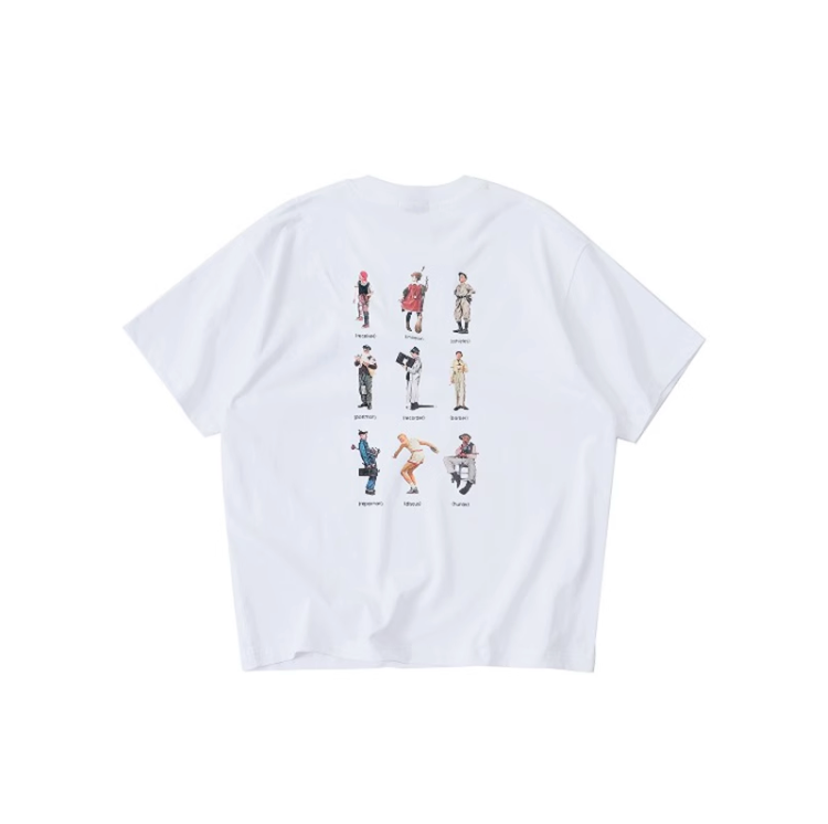 Back print pocket T-shirt N5348