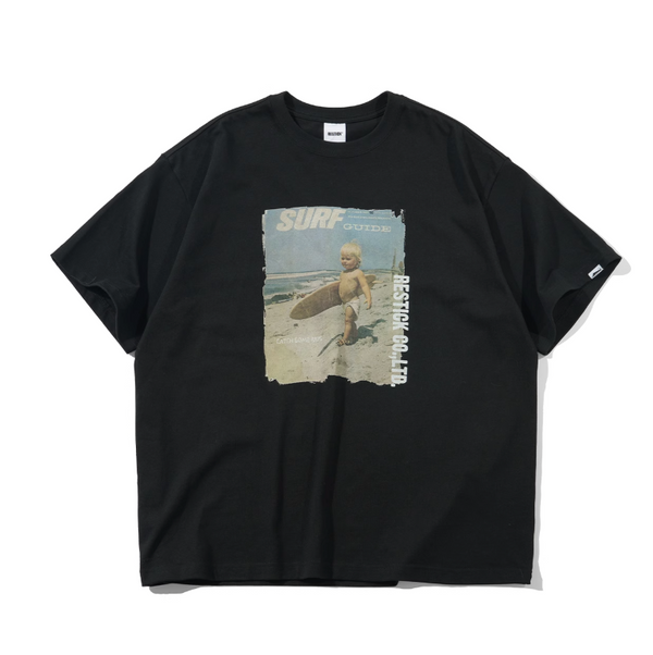 Surf Boy Print T-shirt Vintage / サーフ少年 プリント Tシャツ 半袖 ヴィンテージ N5336