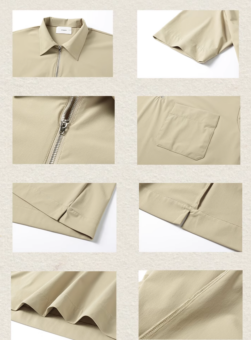 Half-zip polo shirt N5396