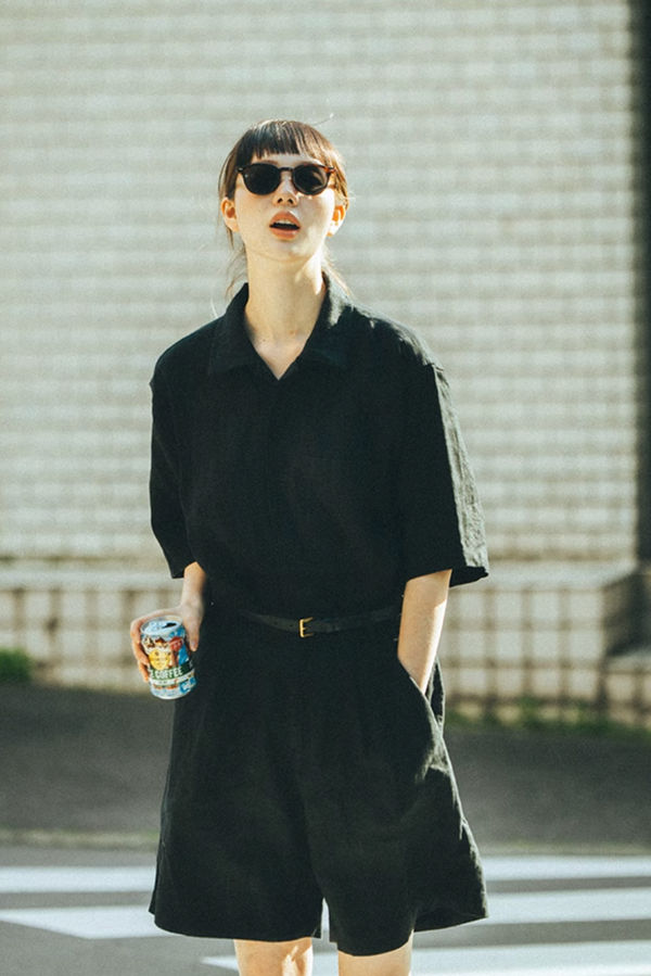 Linen Shirt / 100%リネン半袖シャツ オールドマネー 夏 快適 天然素材 上質 N5395