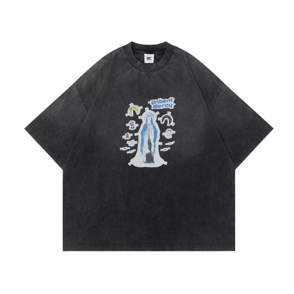 Vintage dirty print T-shirt   N5421