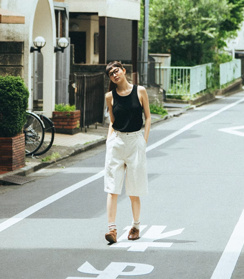 上質コットン混 型崩れしにくい快適タンクトップ / COTTON TANK TOP N5425
