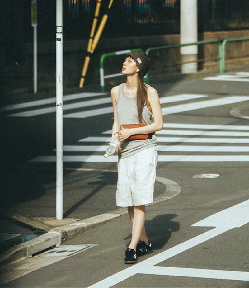 上質コットン混 型崩れしにくい快適タンクトップ / COTTON TANK TOP N5425