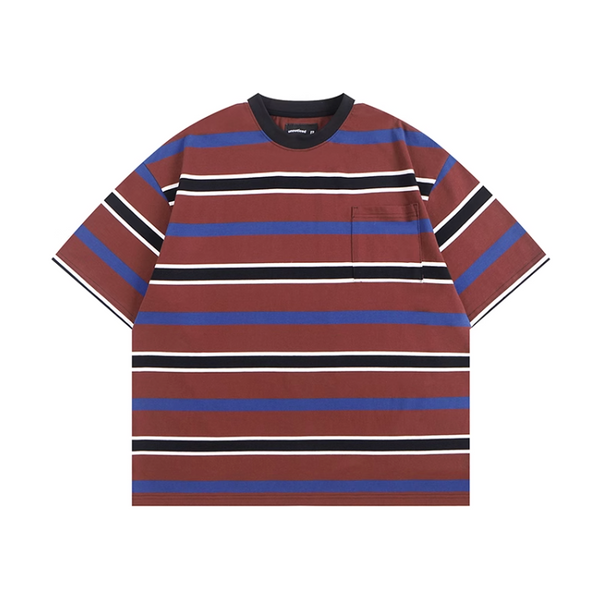260gヘビーウェイト加工 ボーダーTシャツ / HEAVY BORDER TEE N5444