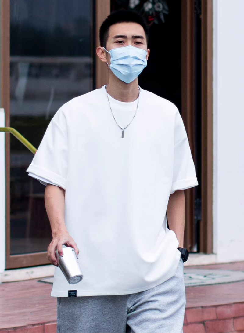 吸湿排汗 高通気立体設計 ソフトタッチワイドTシャツ / AIRY WIDE TEE N5431