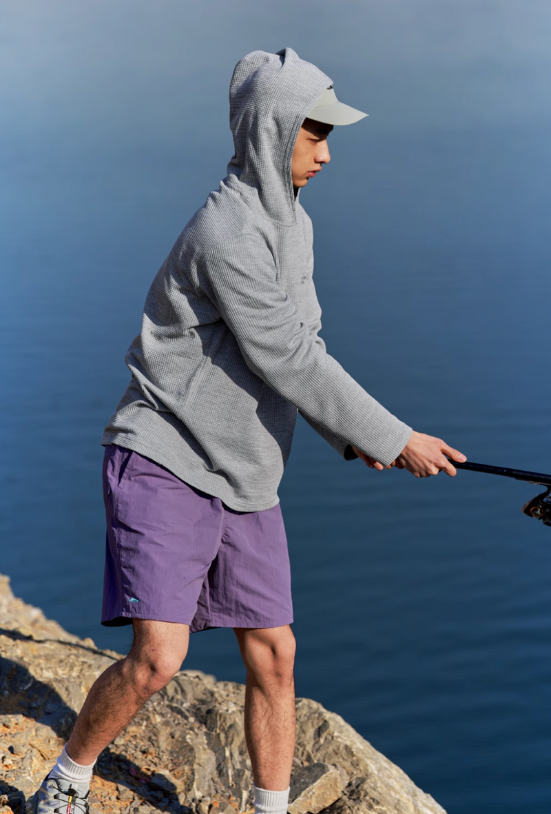 吸湿速乾UV COOLMAX®ワッフルパーカー / COOLMAX WAFFLE HOODIE N5432
