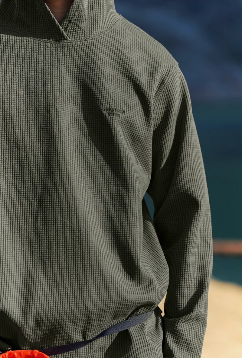 吸湿速乾UV COOLMAX®ワッフルパーカー / COOLMAX WAFFLE HOODIE N5432